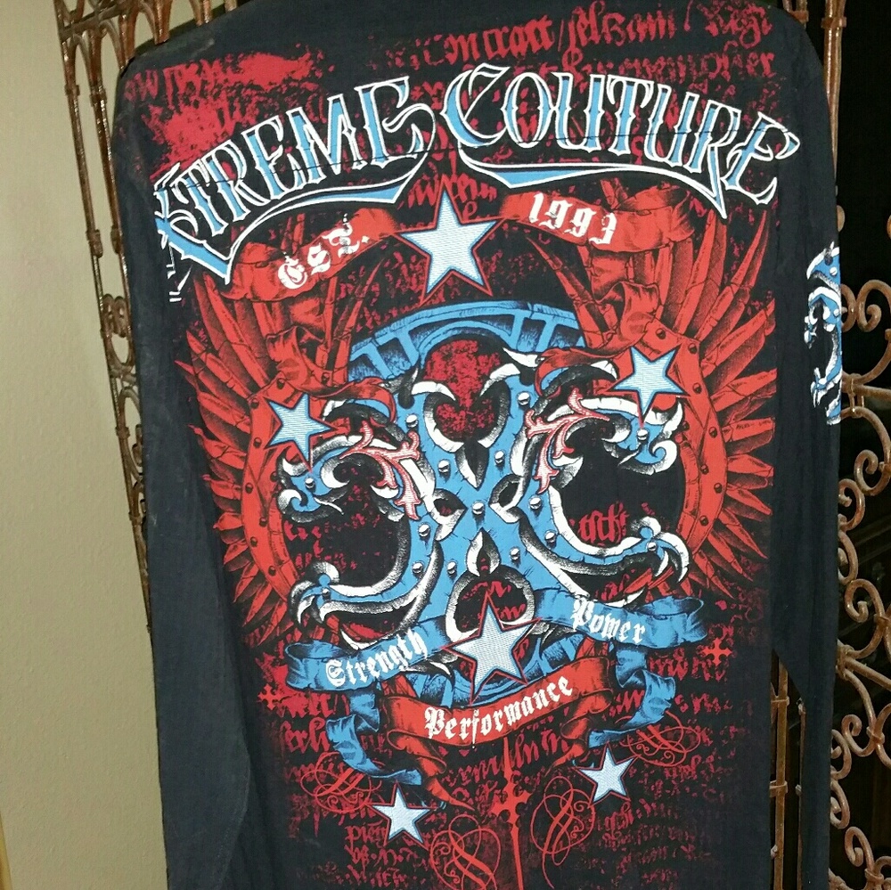 Affliction men's long sleeve button up